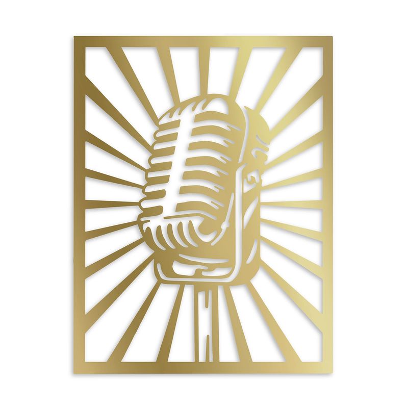 DE CASA - Calado Music Old Style - MDF - Dorado.