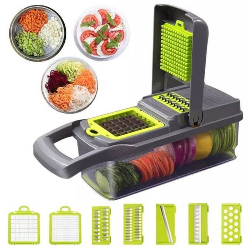 ONE PIXEL - Picador Multifuncional 8 en 1 De Verduras ONE PIXEL