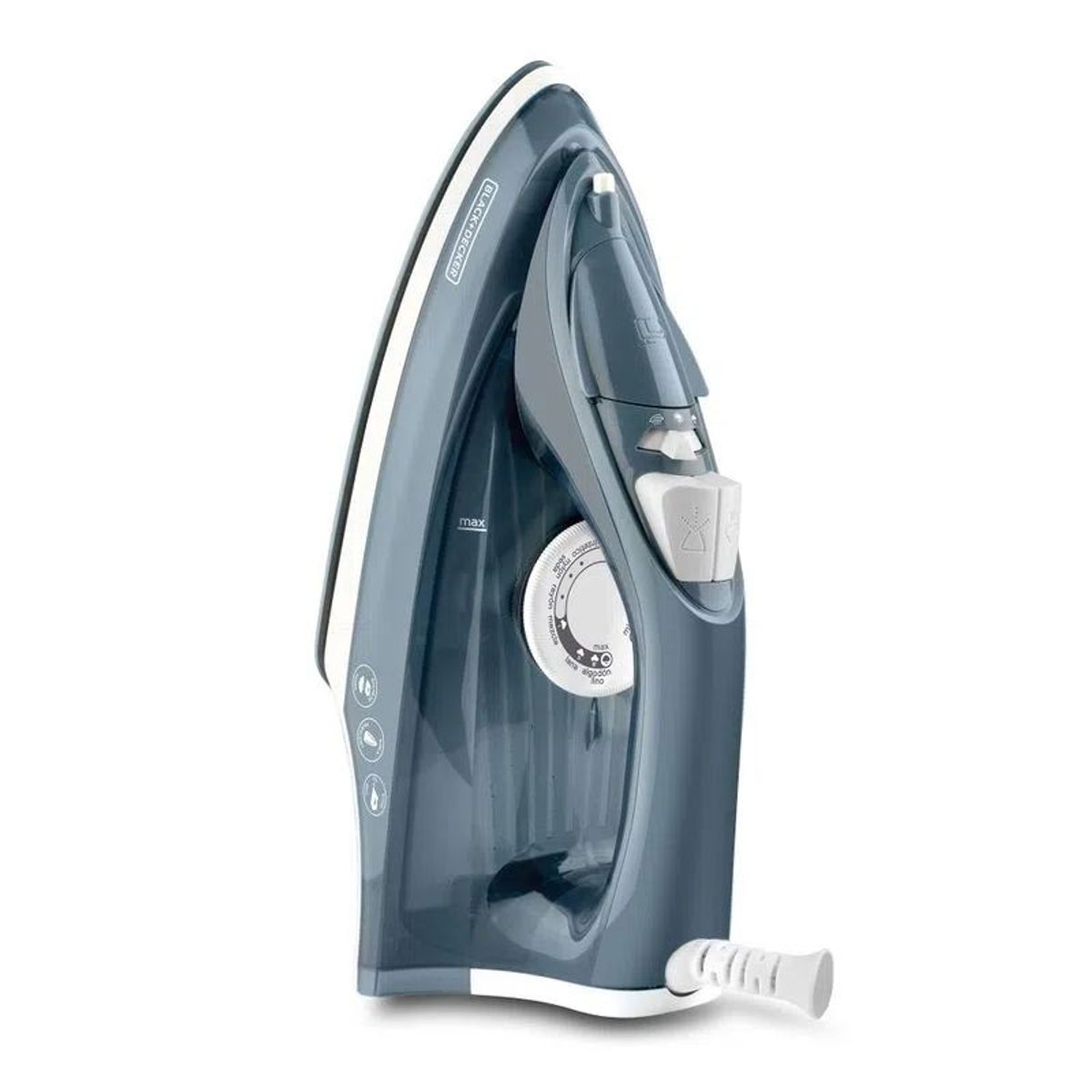 BLACK+DECKER - Plancha De Vapor Black  Decker Golpe De Vapor Azul Irbd300