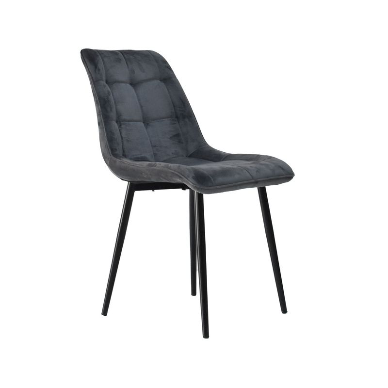 BONNO - Silla De Diseño Buhl Gris Bonno