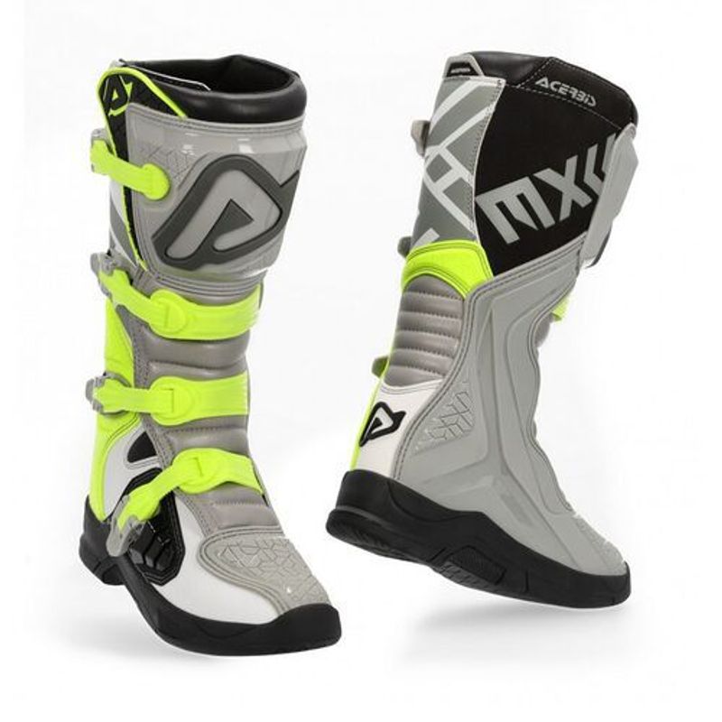 ACERBIS - BOTAS X-TEAM GRIS / AMARILLO TALLA 43 EU