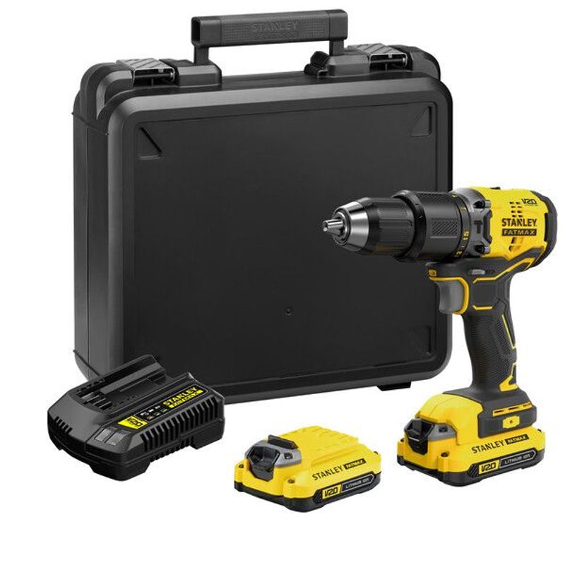 STANLEY - Taladro Percutor Inalámbrico 12 20v Stanley Sbd715c2k-b3