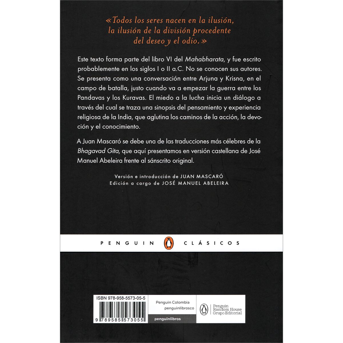 PENGUIN CLASICOS - Bhagavad Gita. Edición Bilingüe