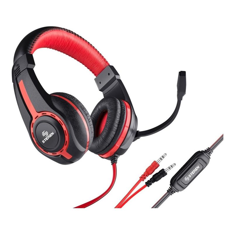 STEREN - Audífonos Multimedia Ultraconfort Con Control De - Aud-517 - Negro