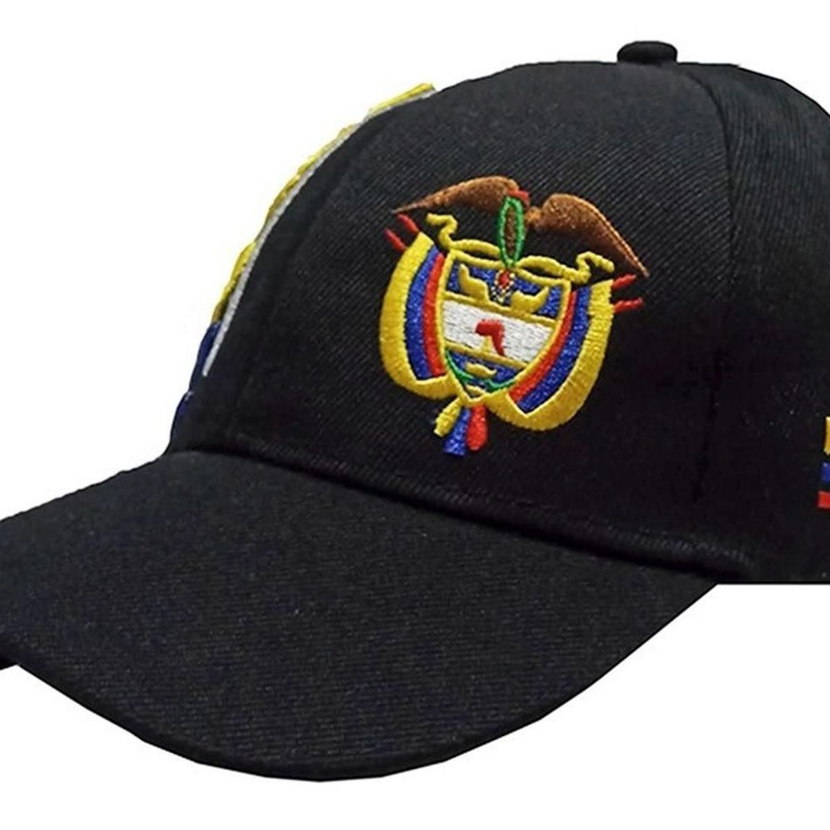 VELBROS - Gorra Colombia Cachucha Seleccion Golf Beisbol Hombre Mujer - Negro