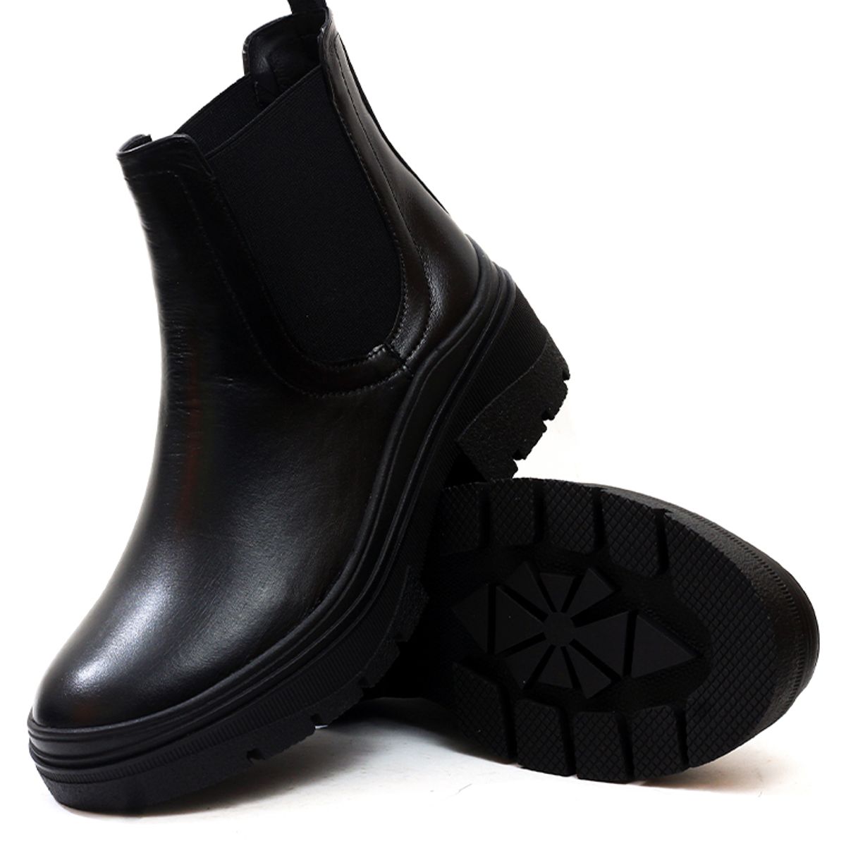 OCAI - Botín Cuero Mujer Negro Ocai Luciana 001