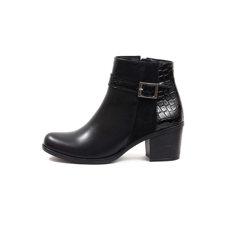 OCAI - Botín Cuero Mujer Negro Ocai Dana 001