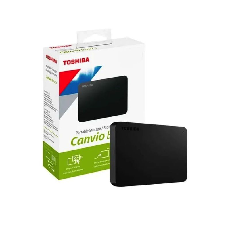TOSHIBA - Disco Duro Externo 2 Teras TOSHIBA Canvio Ultimo Modelo
