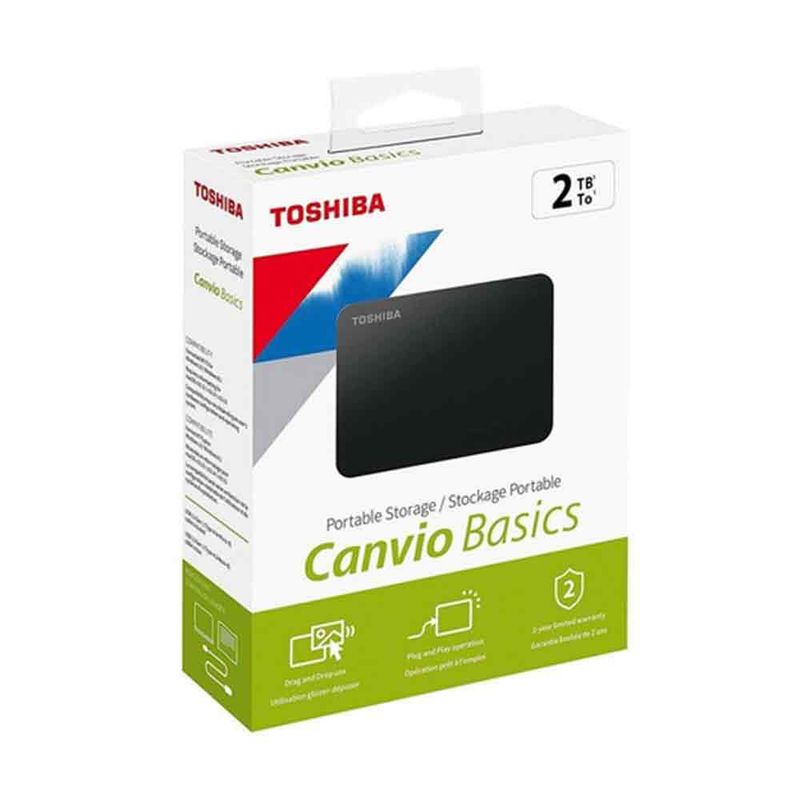 TOSHIBA - Disco Externo 2 Teras TOSHIBA Canvio Ultimo Modelo 2023