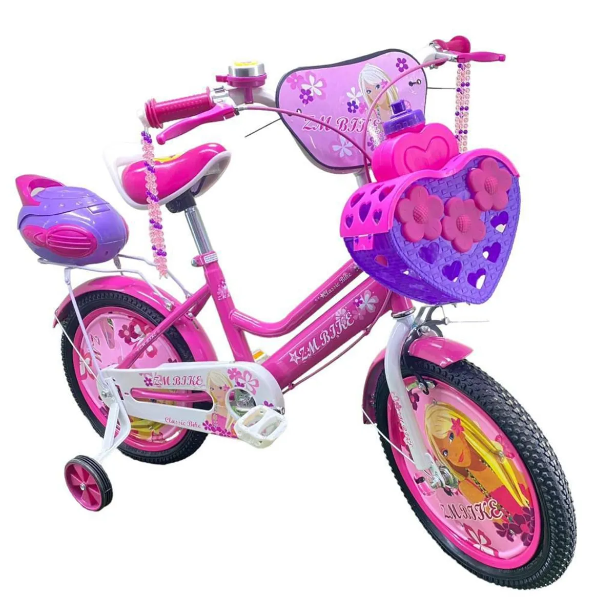 BEBESUNITA - REF 218 Bicicleta Para Niña Princesas Rin 16