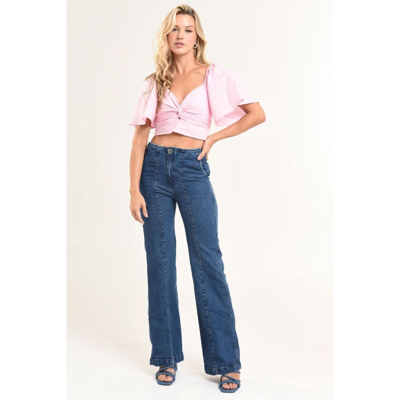 RAGGED - Jeans marsala Azul Ragged