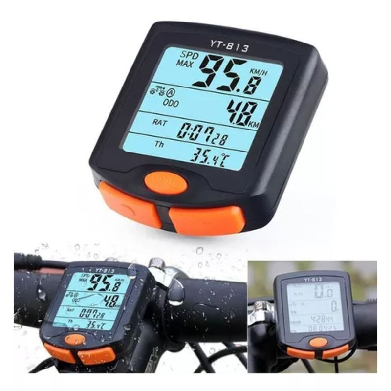 GENERICO - Odometro Velocimetro Para Bicicleta Con Luz De Fondo Mtb