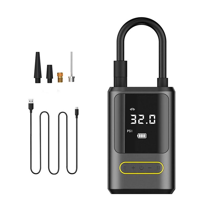 SUBE - Compresor de aire mini portátil 150 PSI pantalla digital LED