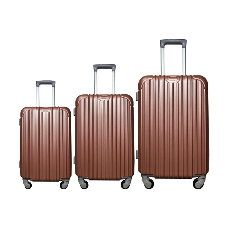 LLG LIULANGGOU - Set X3 Maletas De Viaje En Plástico (20 / 24 / 28 Pulgadas)