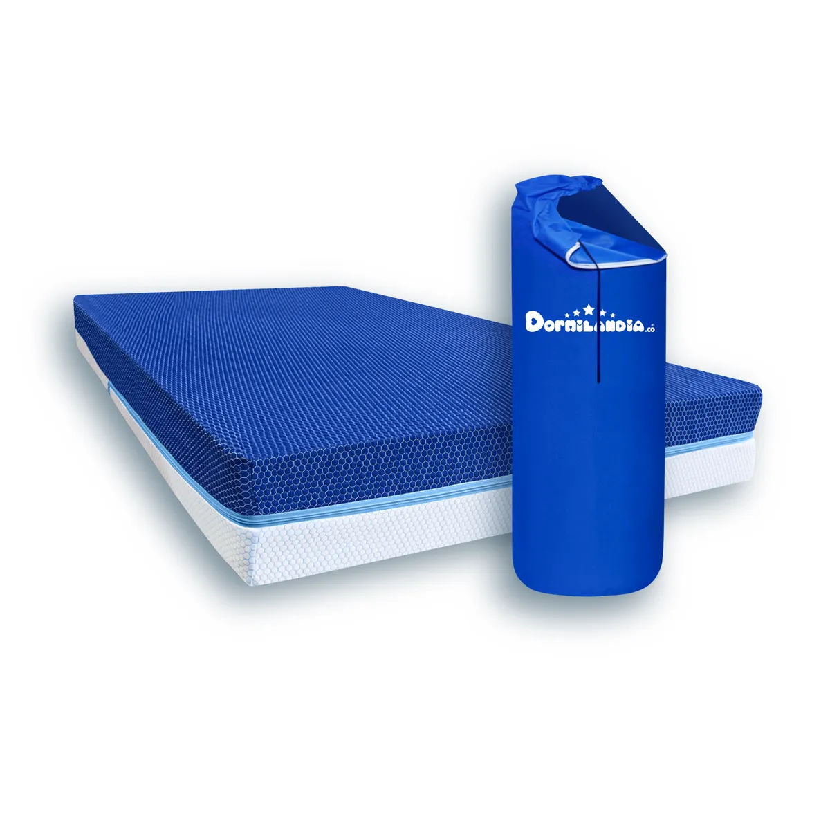 DORMILANDIA - Colchón Sencillo 90x190 Espumado Multisleep Enrollado En Tula