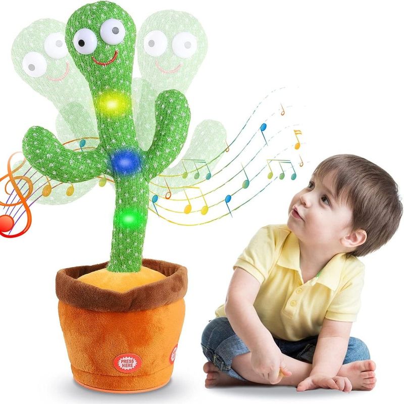 GENERICO - Cactus Bailarín Imita Voces Con Canciones Incluidas