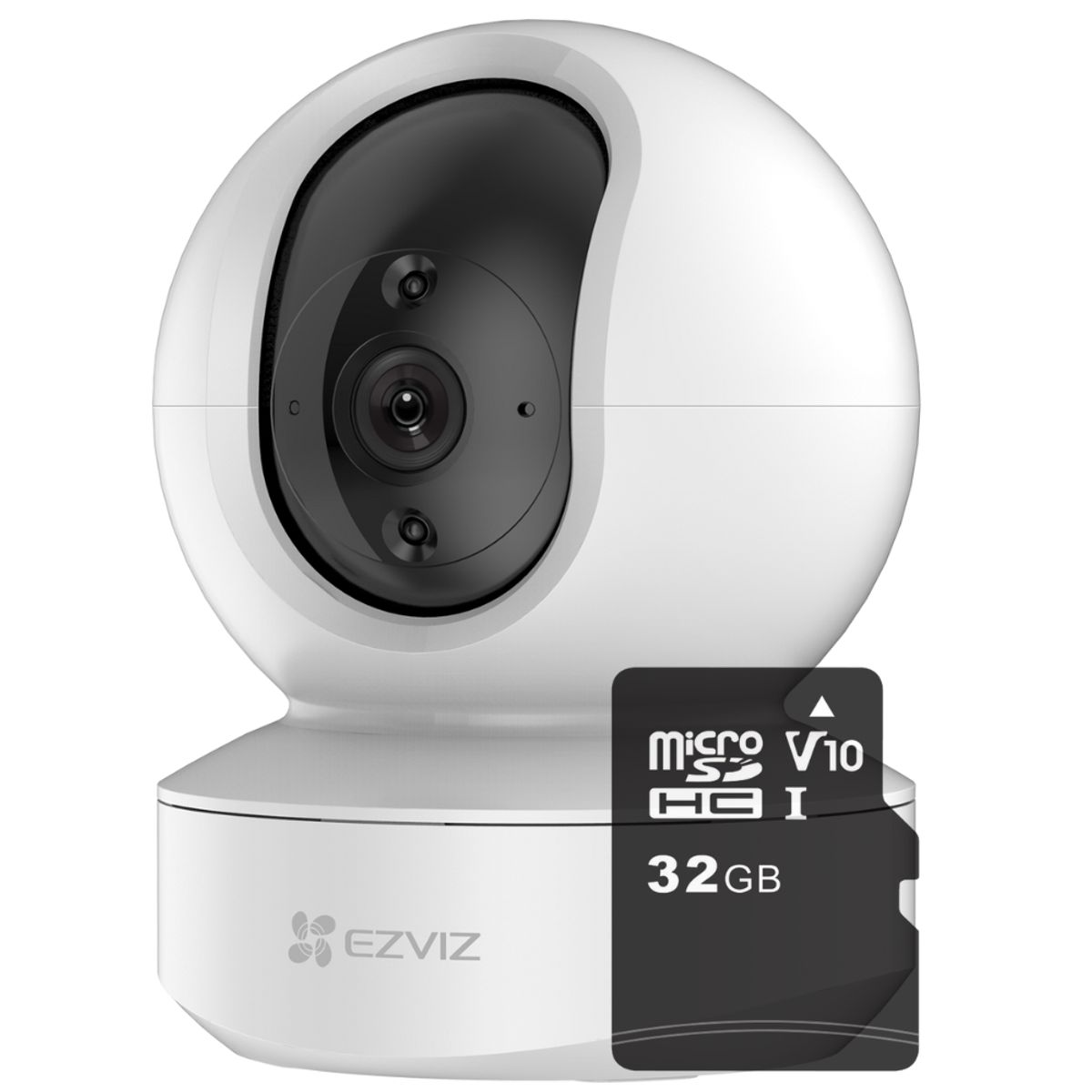 EZVIZ - CÁMARA DE SEGURIDAD WIFI EZVIZ 2MP INTELIGENTE ROBÓTICA MICRO SD 32GB