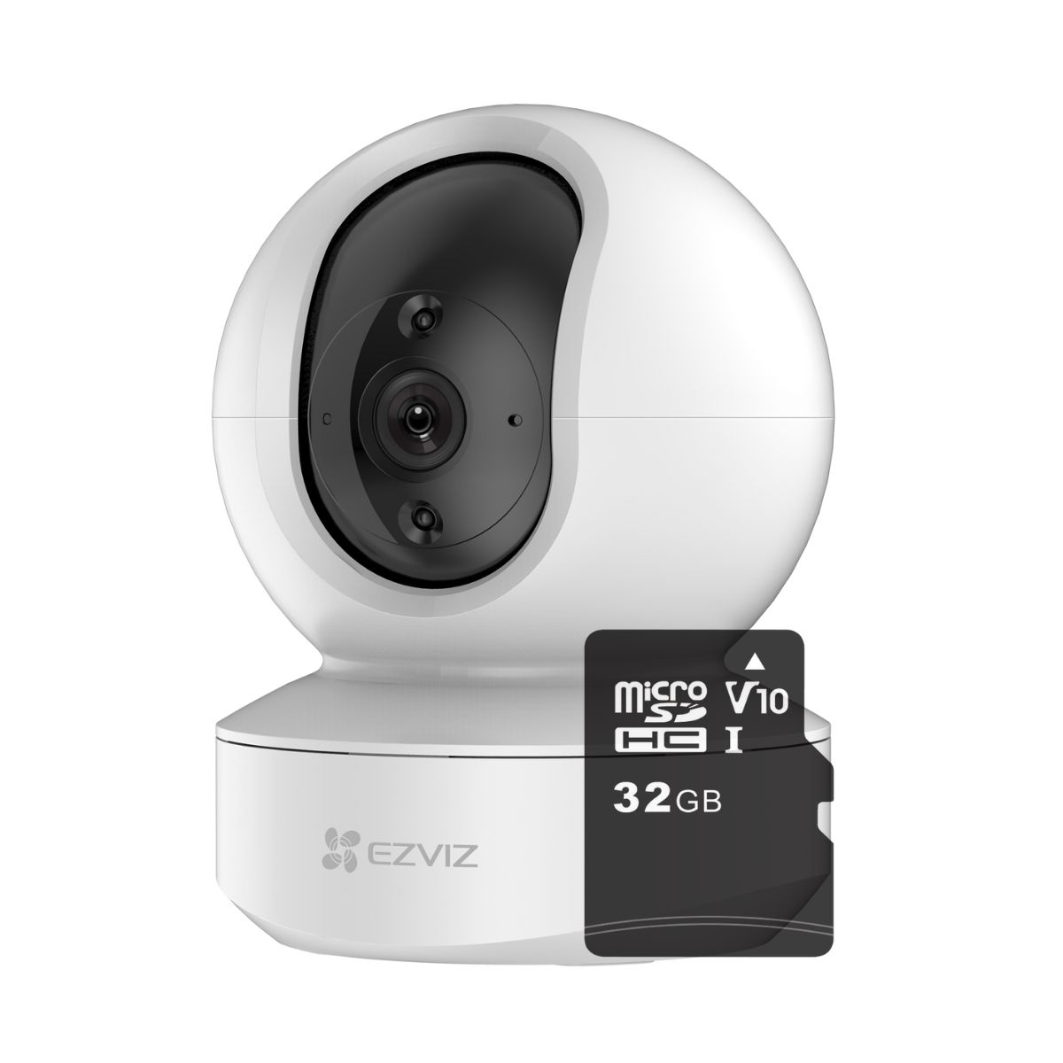 EZVIZ - CÁMARA DE SEGURIDAD WIFI EZVIZ 2MP INTELIGENTE ROBÓTICA MICRO SD 32GB