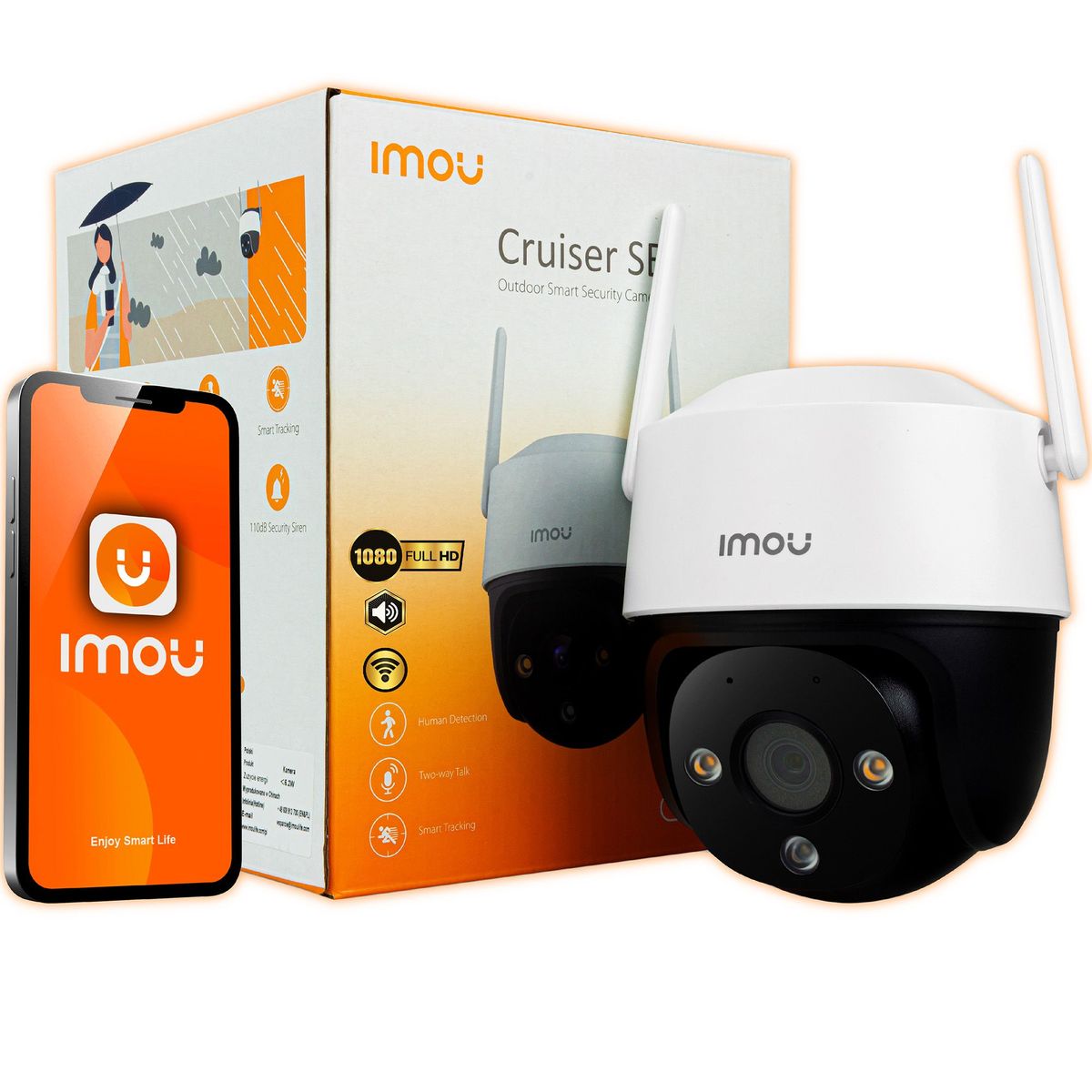 DAHUA - CÁMARA DE SEGURIDAD WIFI IMOU EXTERIOR 1080P ROBÓTICA 360° INTELIGENTE IP66