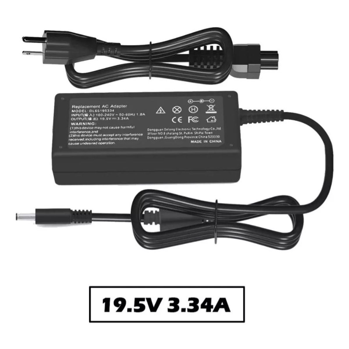 GENERICO - Cargador Para Portátil Dell 195v - 334a Punta Aguja-mini