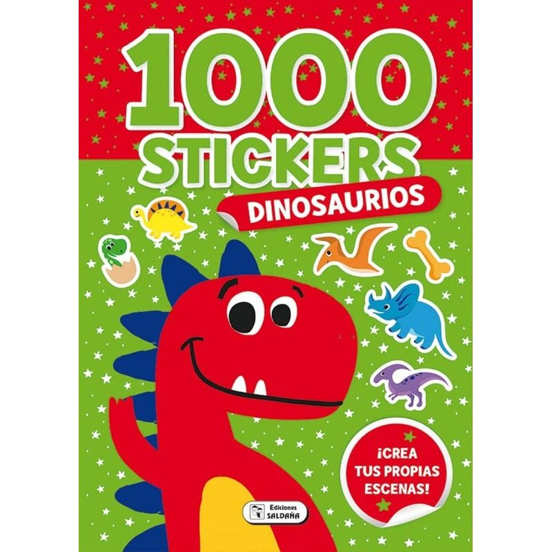 GENERICO - 1000 Stickers Dinosaurios