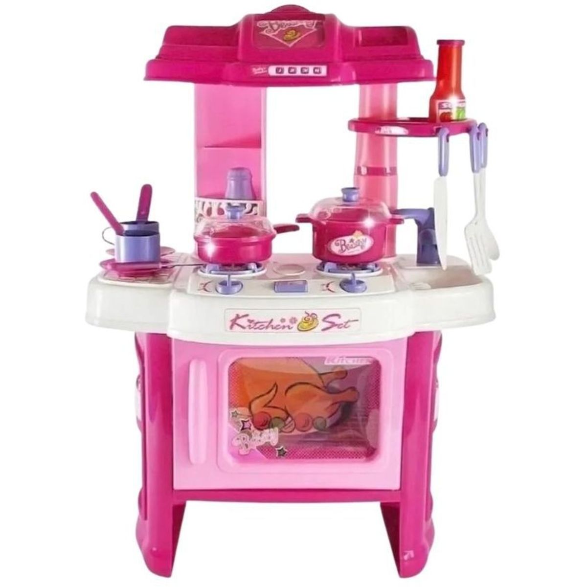 XIONG CHENG - Set cocina de lujo juguete niñas kitchen luces y sonido