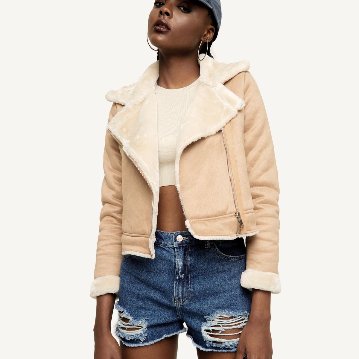 SEVEN SEVEN - Chaqueta Para Mujer Abrigo Color Avena Marca Seven Seven #28080742