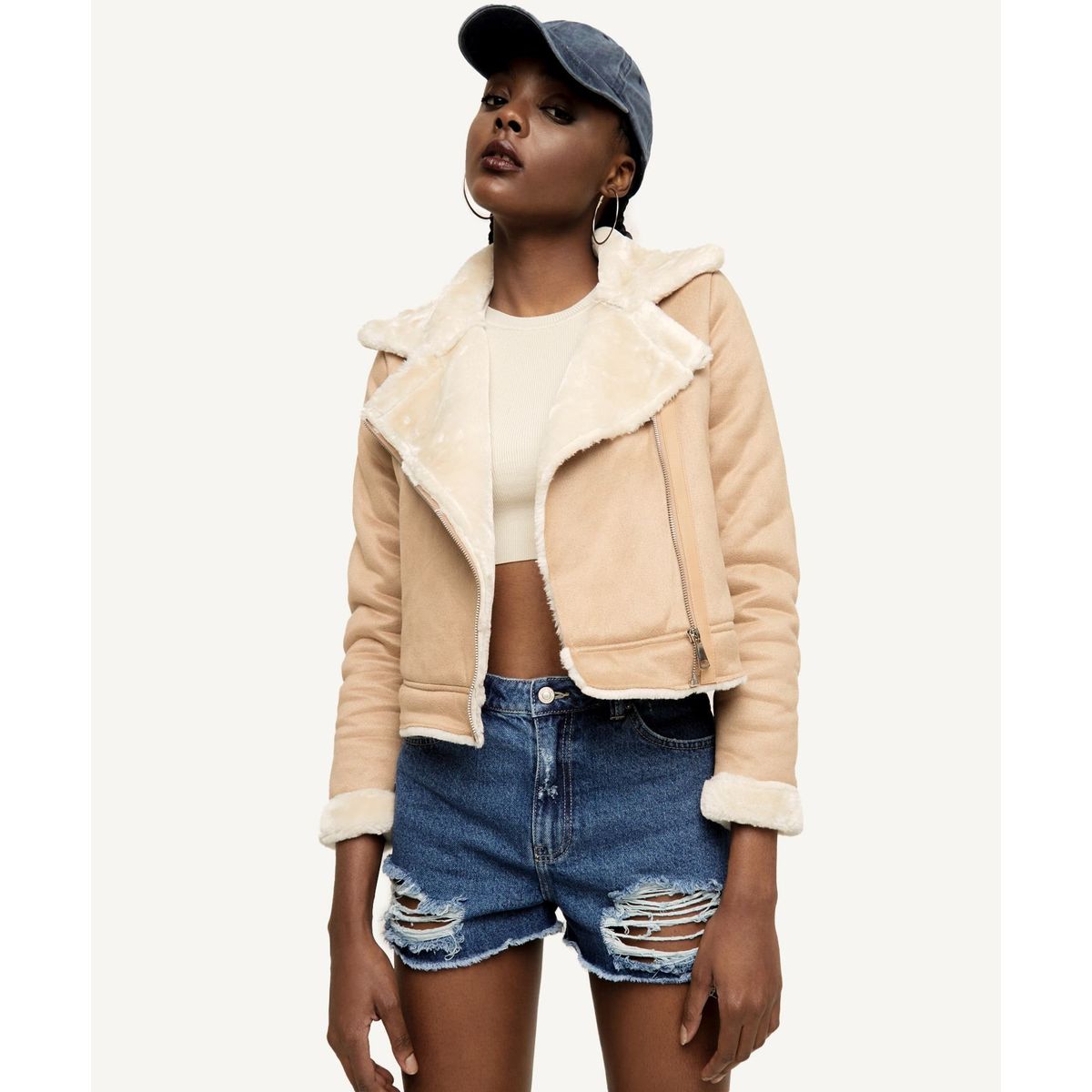 SEVEN SEVEN - Chaqueta Para Mujer Abrigo Color Avena Marca Seven Seven #28080742