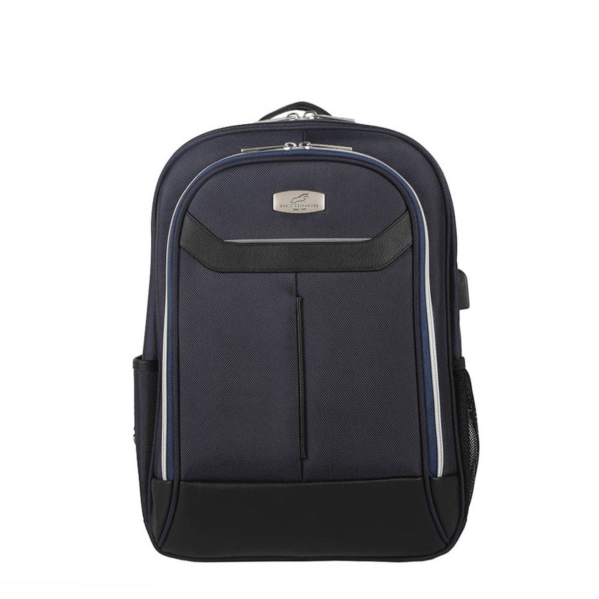 MARIO HERNANDEZ - Morral Cuadrado Dos Cremalleras Azul Urban