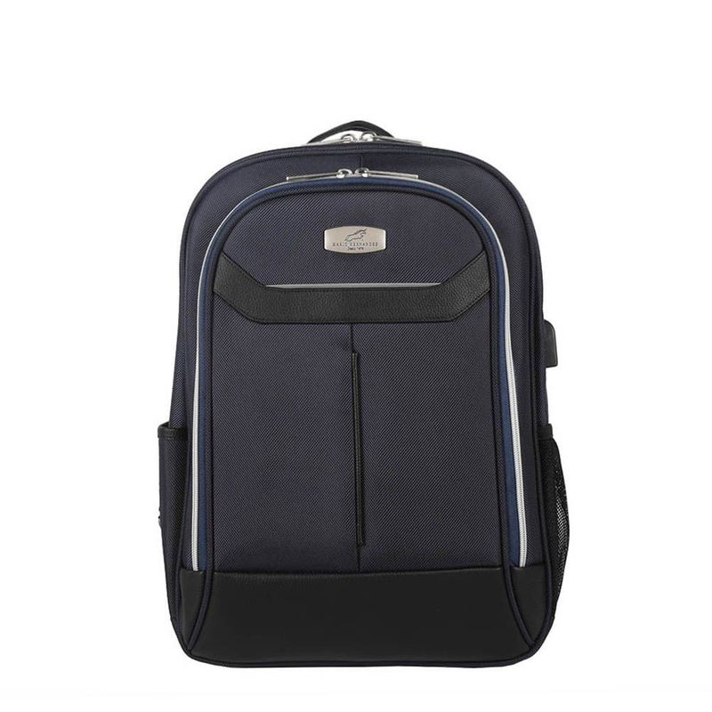 MARIO HERNANDEZ - Morral Cuadrado Dos Cremalleras Azul Urban