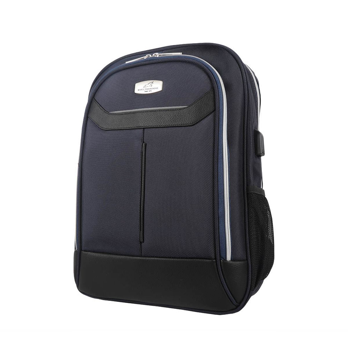 MARIO HERNANDEZ - Morral Cuadrado Dos Cremalleras Azul Urban
