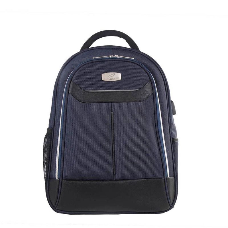 MARIO HERNANDEZ - Morral Curvo Dos Cremalleras Azul Urban