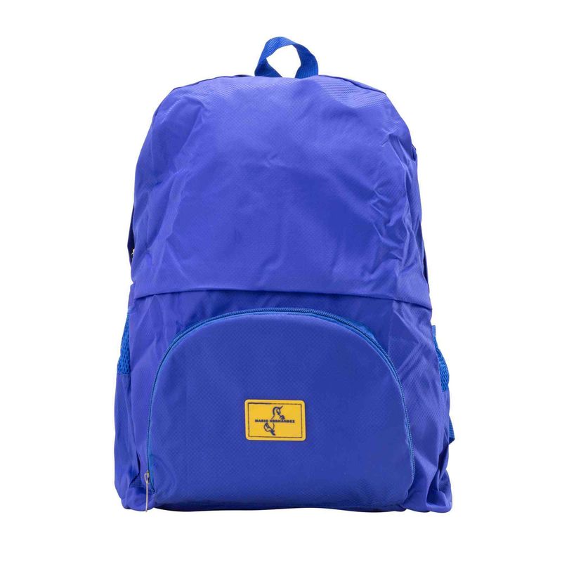 MARIO HERNANDEZ - Morral tote pouch compacto azul Xmas