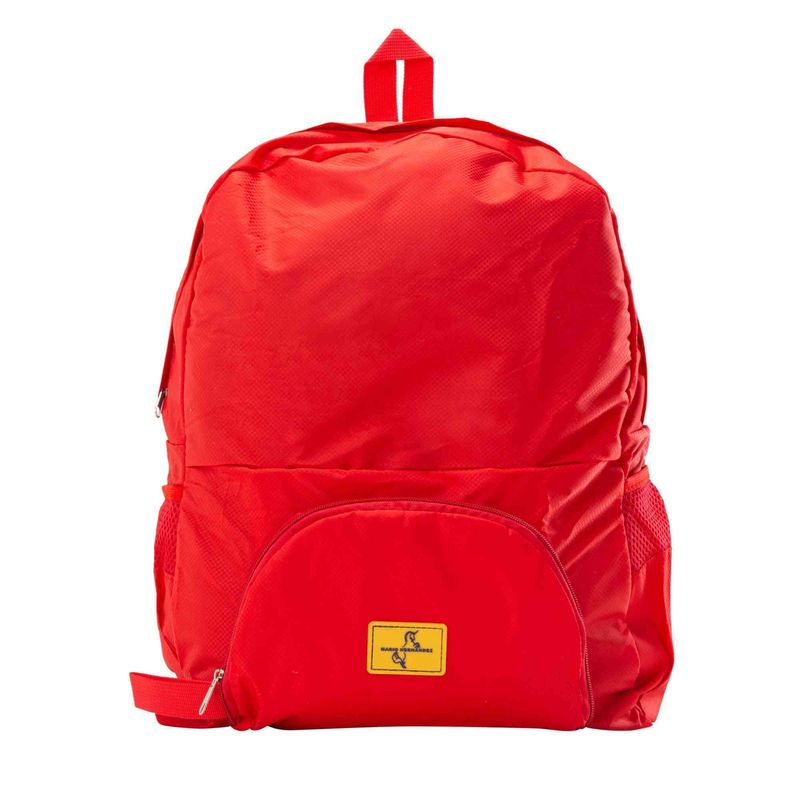 MARIO HERNANDEZ - Morral Tote Pouch Compacto Rojo Xmas