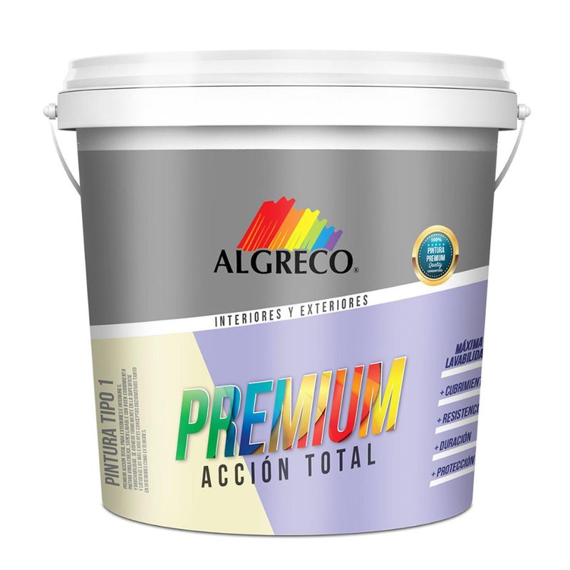 ALGRECO - PINTURA VINILO PREMIUM TIPO 1 BLANCO CUÑETE (99400105