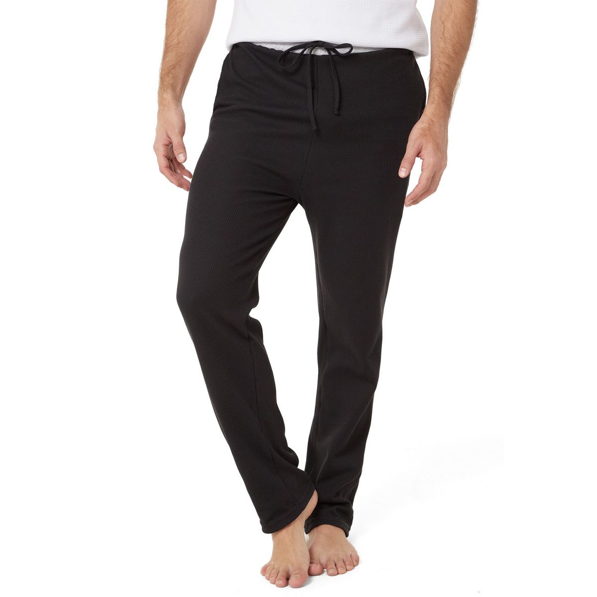 SANTANA - Pantalón Descanso Hombre Negro Santana