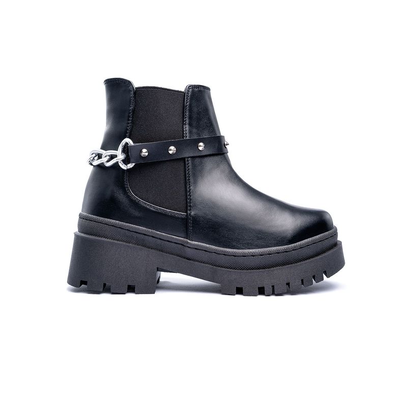 VERA Y BAHIA - Botines para Mujer con Cadena Removible Marca VERA Y BAHIA