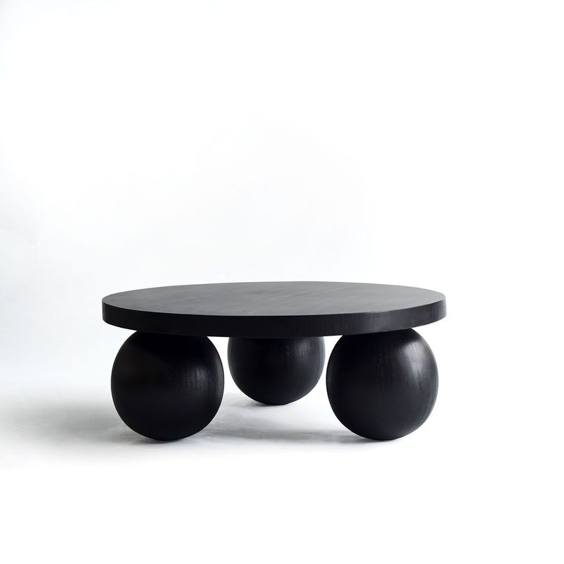 ENMADERA - Mesa De Centro Terra Color Negro