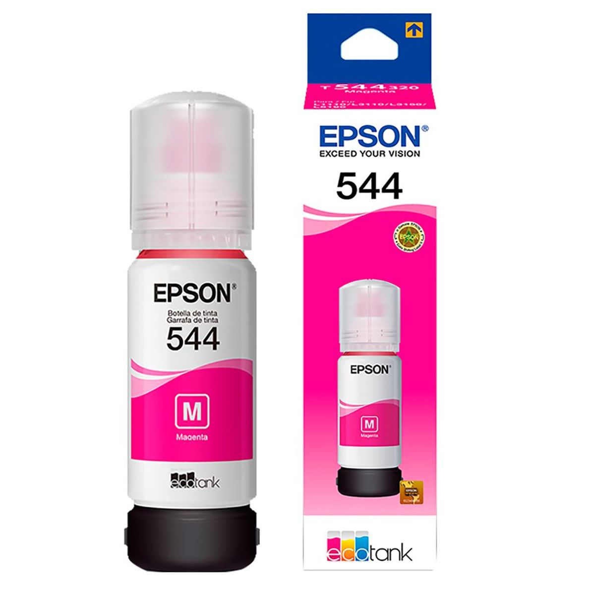 EPSON - Tinta Magenta Epson 544 para impresoras L3210 L3250 L3260