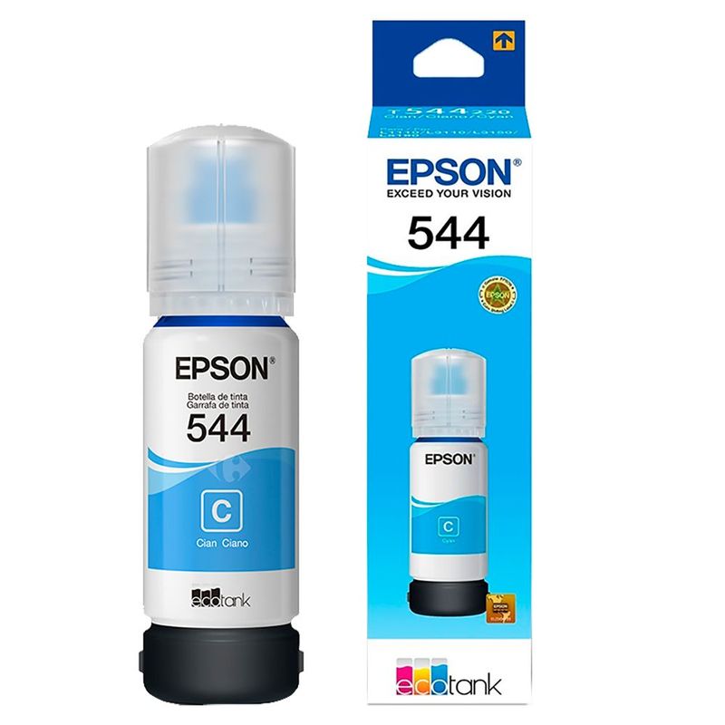 EPSON - Tinta Cian Epson 544 para impresoras L3210 L3250 L3260