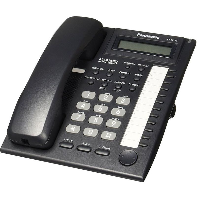 PANASONIC - Telefono Ejecutivo Multilinea Panasonic Kx-t7730 Altavoz Negro