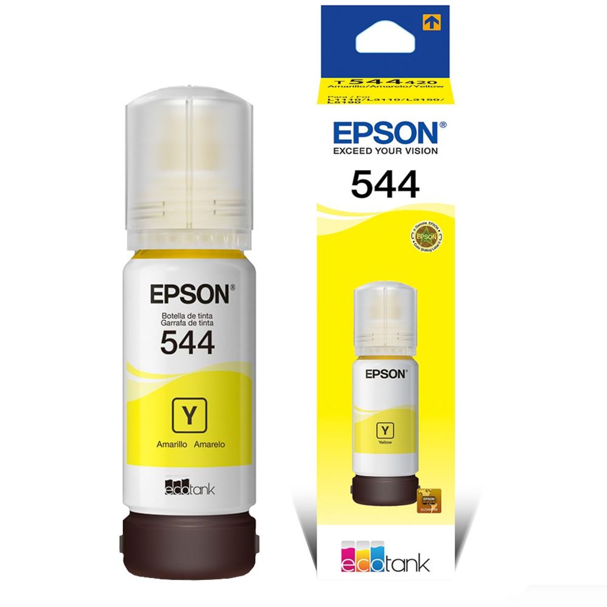 EPSON - Tinta Amarilla Epson 544 para impresoras L3210 L3250 L3260
