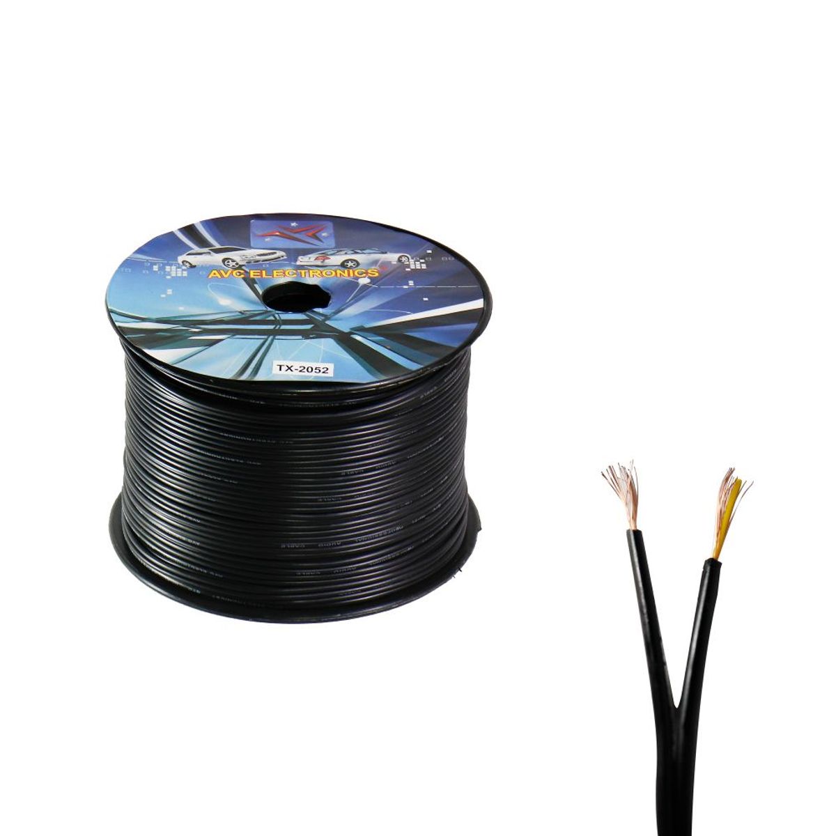 AVC - Cable de Audio y Video AVC TX-2052 Stereo-Duplex 100 Mts.