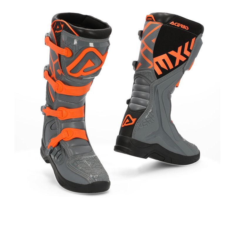 ACERBIS - BOTAS X-TEAM GRIS / NARANJA TALLA 42 EU