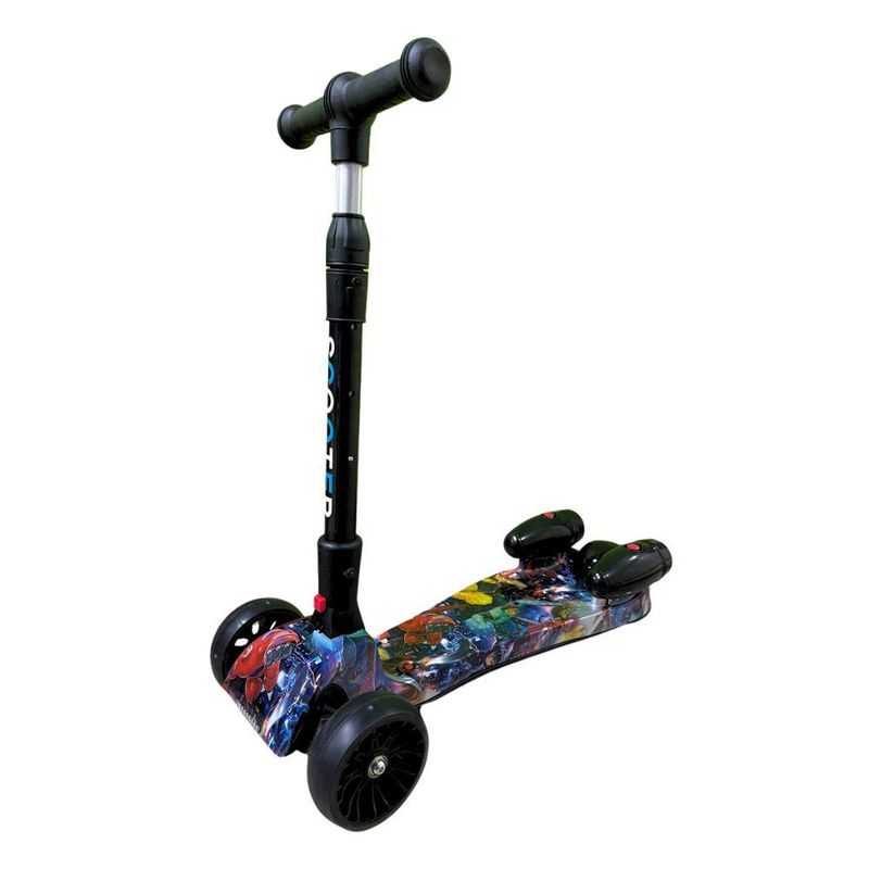 GENERICO - Patineta Scooter Con Humo Para Niños Bluetooth Big Hero