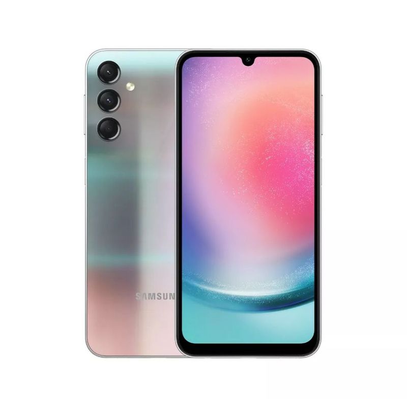 SAMSUNG - Celular Samsung Galaxy A24 128GB 4GB Ram Plata.