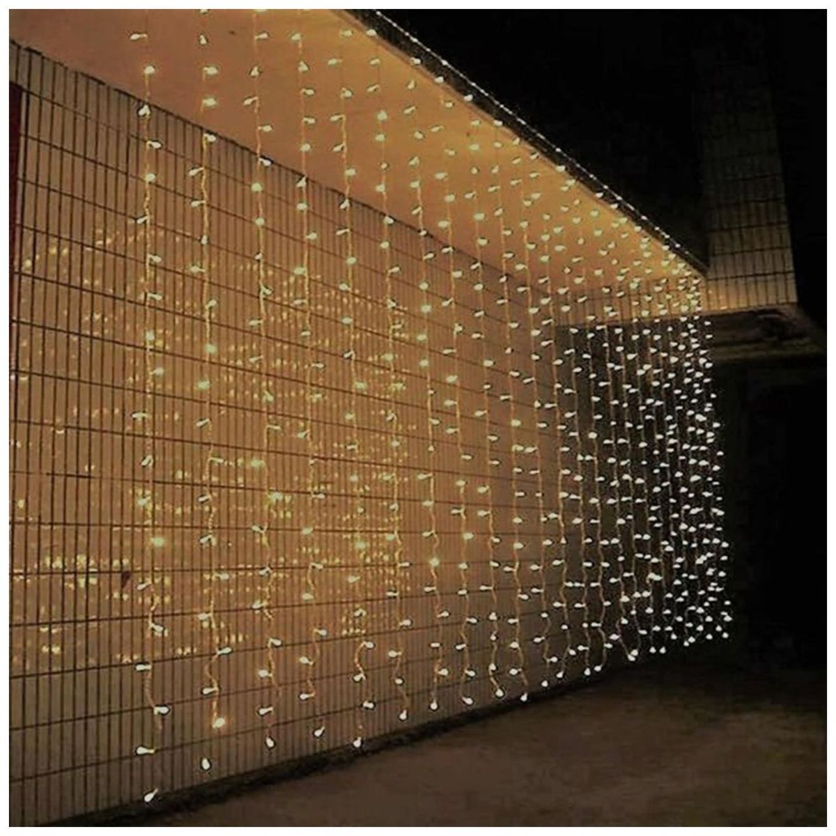 MULTIPLACE COLOMBIA - Cortina de Luces de navidad decorativas para Interiores 600X200 CM