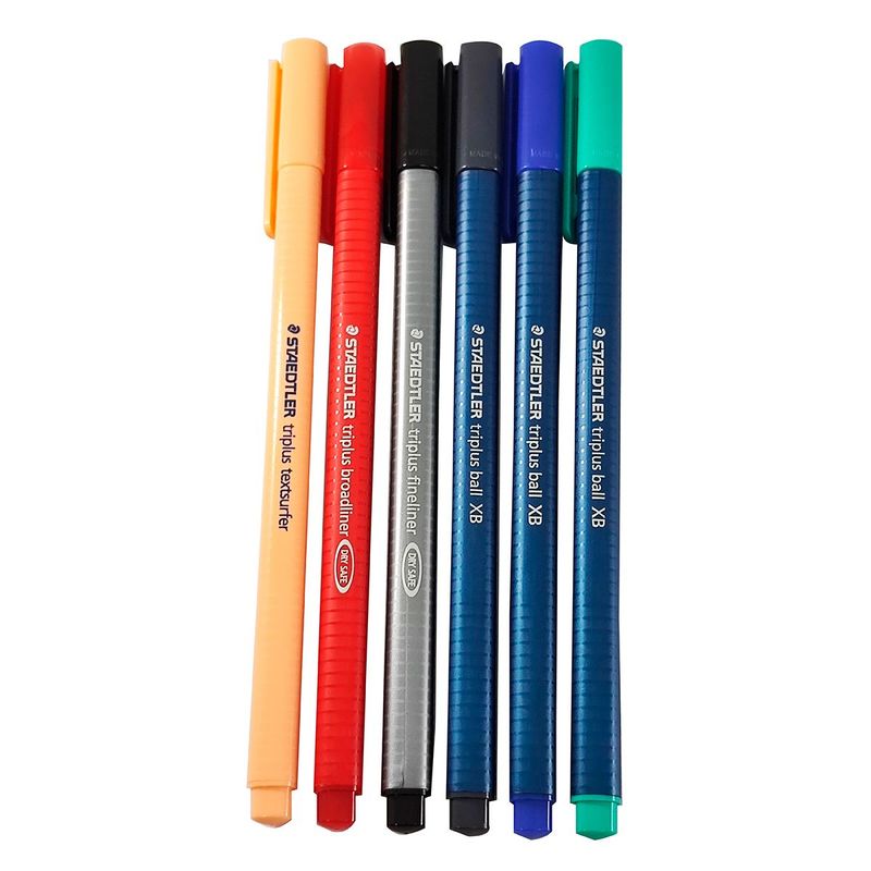 STAEDTLER - Set Staedtler Resaltador, Bolígrafo, Micropunta X 6 Piezas