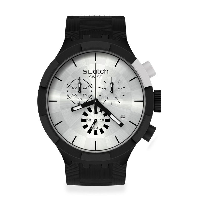 SWATCH - Reloj Hombre Swatch Chequered Silver