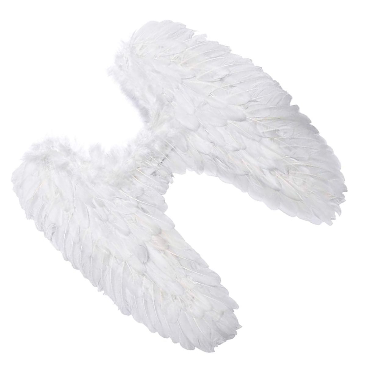 GENERICO - Disfraz Alas Ángel Plumas Extra Larga 80x60cm Halloween
